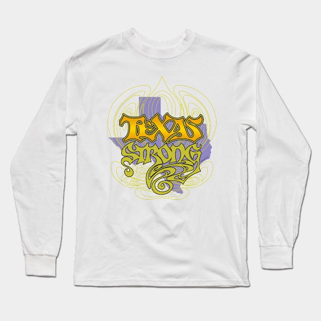 TEXAS STRONG - Cool 1 Long Sleeve T-Shirt by Txtoyman